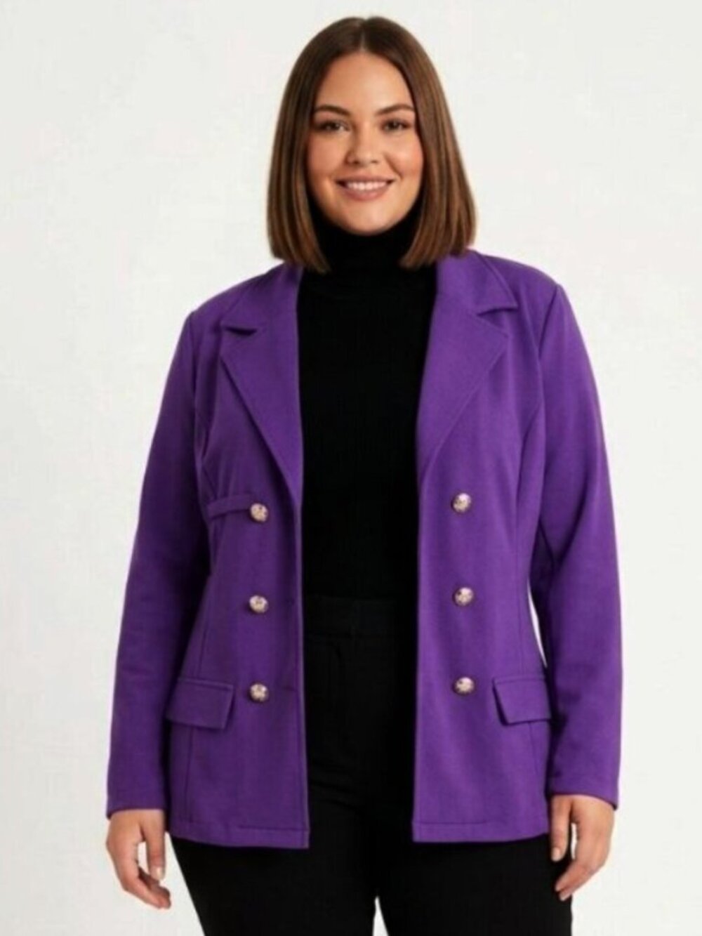 Zolucky Open Front Stretch Blazer Style Jacket- Sz.